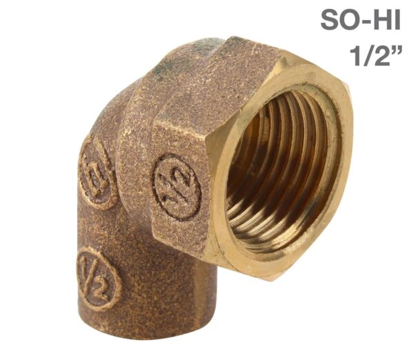 CODO BRONCE SO-HI 1/2"